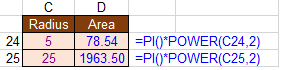 POWER FUNCTION EXAMPLE