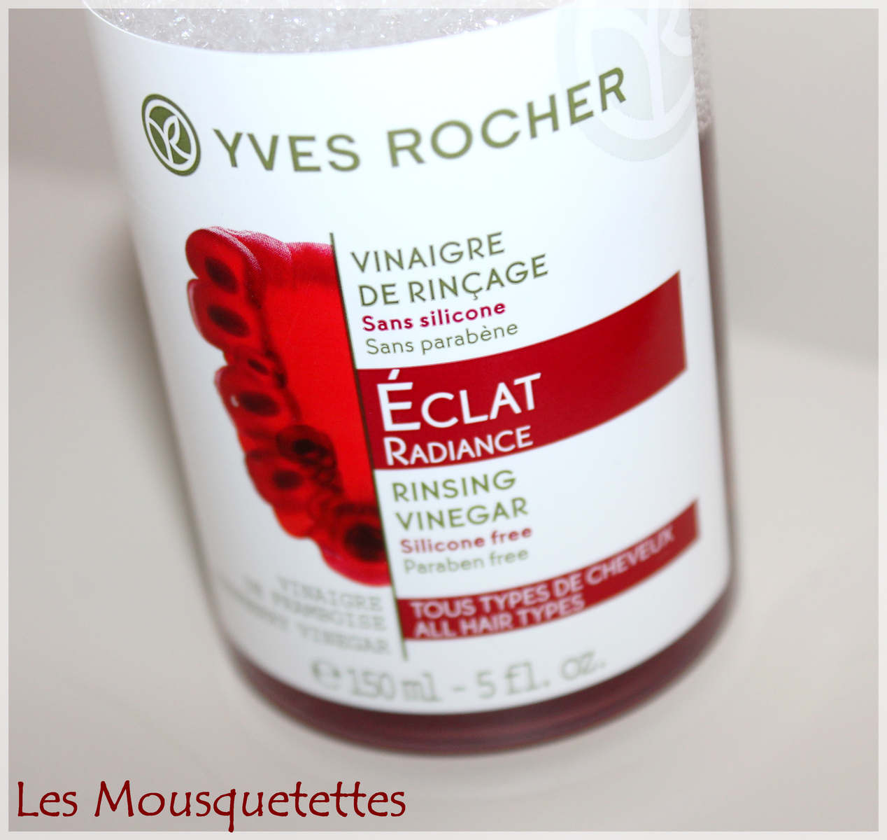 Vinaigre de rinçage Yves Rocher - Les Mousquetettes©