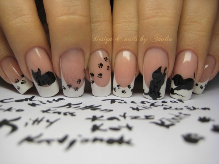 Ideas For Nail Art Designs. Nail Art Design: Cat Prints