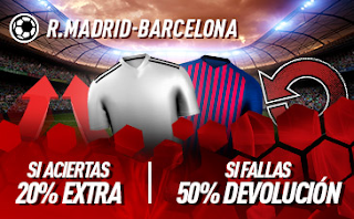 sportium Promo Real Madrid vs Barcelona 2 marzo 2019