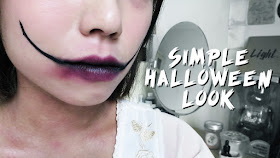 easy halloween makeup evil smile joker ryuk