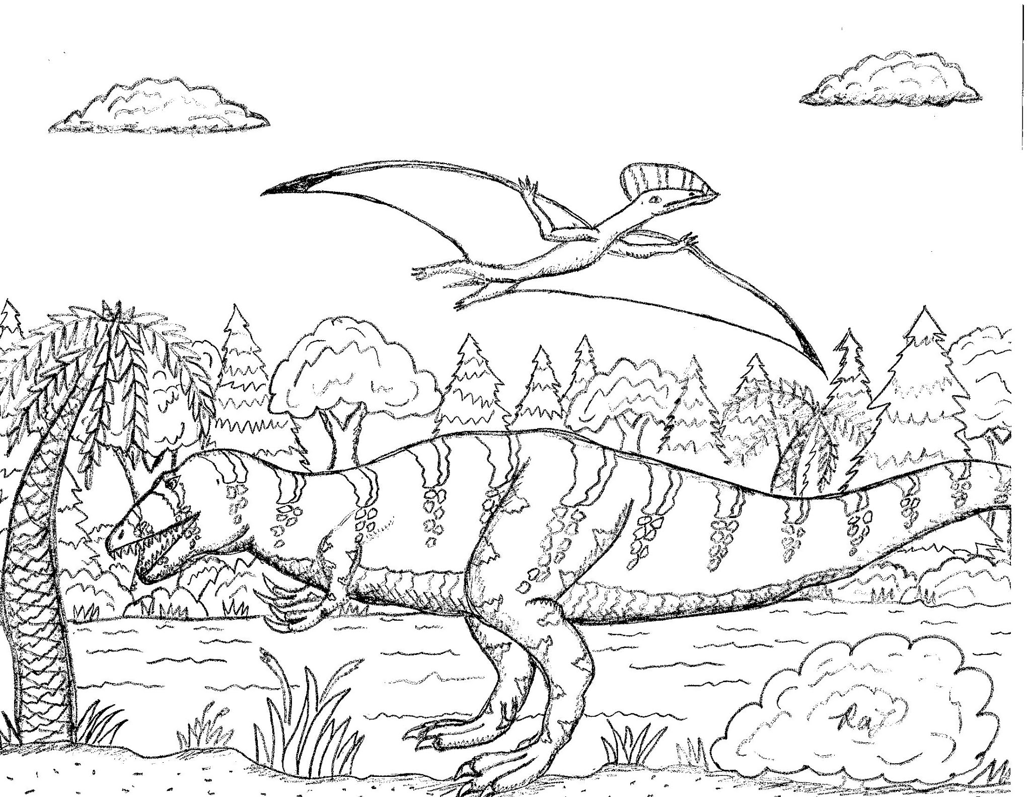Robin's Great Coloring Pages: Newly Discovered Extinct ...