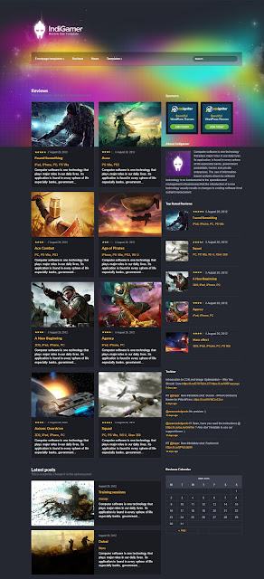 IndiGamer video Game WordPress theme