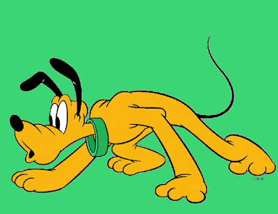 Disney animal pluto from mickey mouse