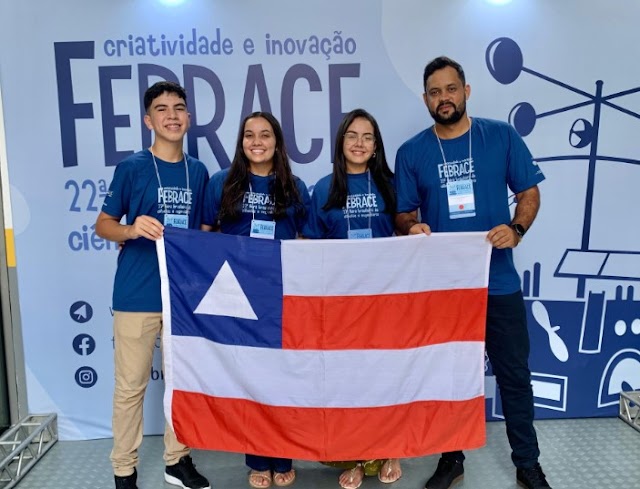Estudantes baianos apresentam projetos de iniciação cintífica na 22ª Feira Brasileira de Ciências e Engenharia