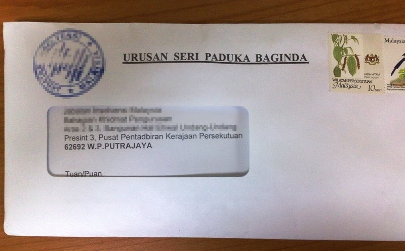 Surat Permohonan Pertukaran Kos - Selangor u