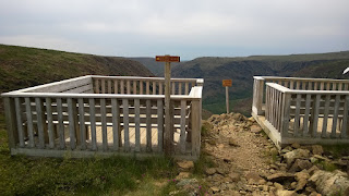 Belvedère au sommet du mont Albert