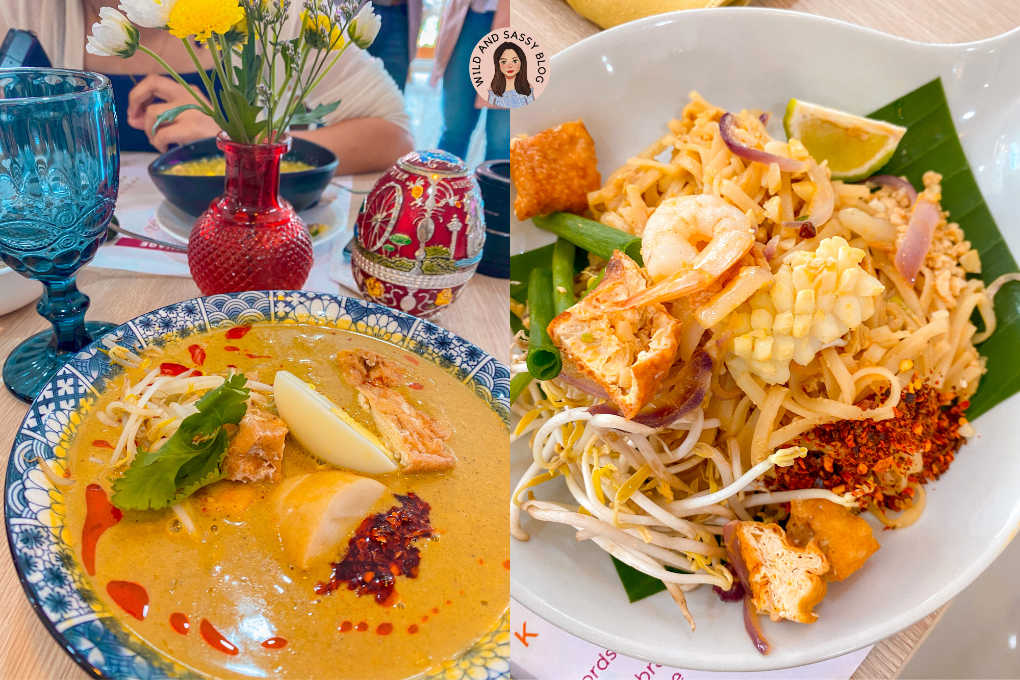 Embrace Cafe Laksa and Pad Thai