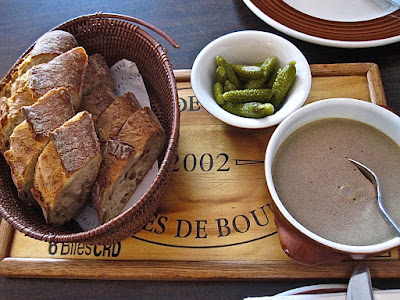 Le Bistrot Du Sommelier, bread liver mousse