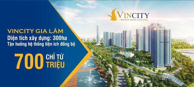 Giá bán căn hộ Vincity Gia Lâm chỉ từ 700tr/căn