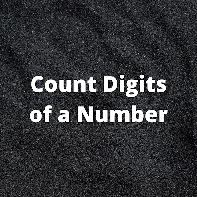 Count Digits of Number