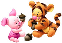 Piglet and Tigger Thanksgiving Wallpaper