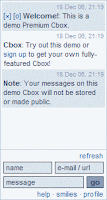 Cbox: Um chat para blogs fácil de usar
