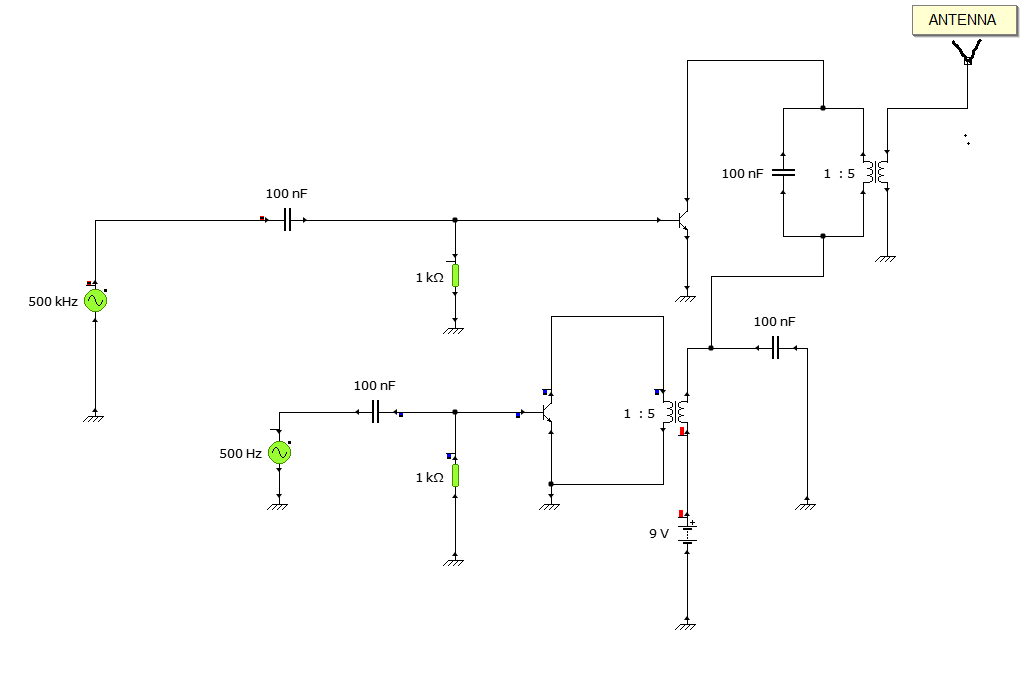 Conceptual AM Modulation Circuit Diagram Conceptual AM Modulation Circuit Diagram
