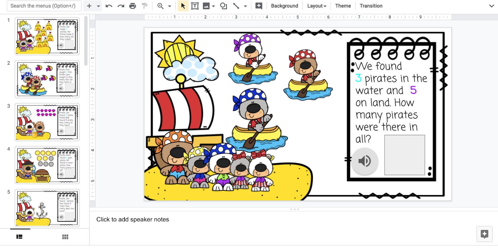 google classroom math activity