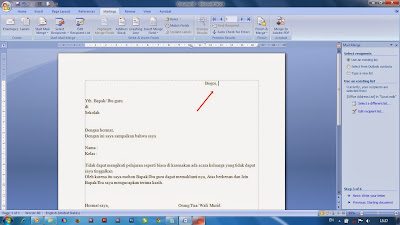 Membuat Mail Merge Di Microsoft Word