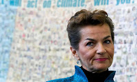 Christiana Figueres: ‘a universal climate agreement of nations also needs universal support from the private sector beyond Europe and North America.’ (Photograph Credit: Alexander F. Yuan/AP) Click to Enlarge.