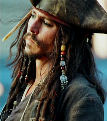 Captain Jack Sparrow (played by Johnny Depp) is the Pirate Lord of the 