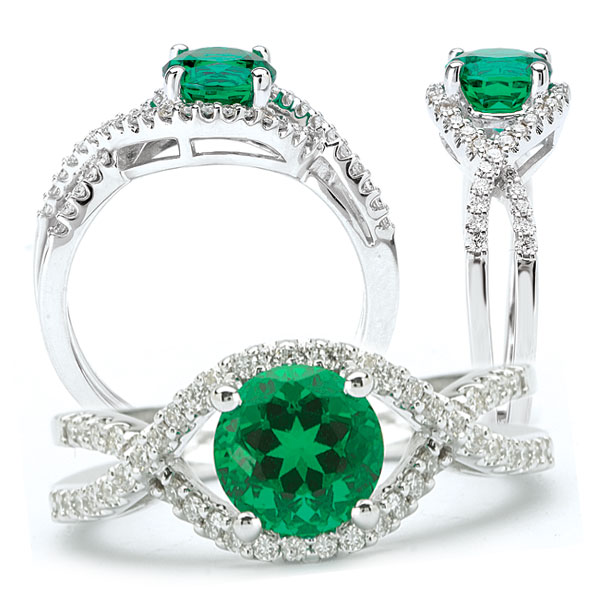 The Beautiful Emerald Engagement Rings