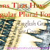 English Grammar: Nouns That Have Irregular Plural Forms (#irregularnouns)(#EnglishGrammar)(#compete4exams)(#eduvictors)