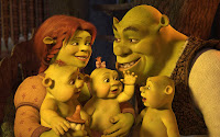 papel de parede shrek e familia