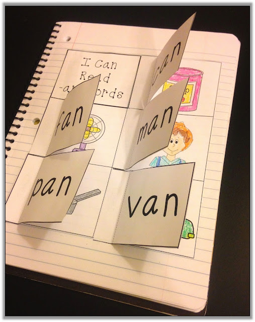 https://www.teacherspayteachers.com/Product/CVC-Word-Families-Interactive-Notebook-1235903