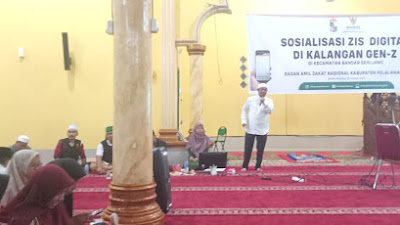 Baznas Pelalawan Sosialisasi ZIS Digital Kalangan Milenial GEN-Z