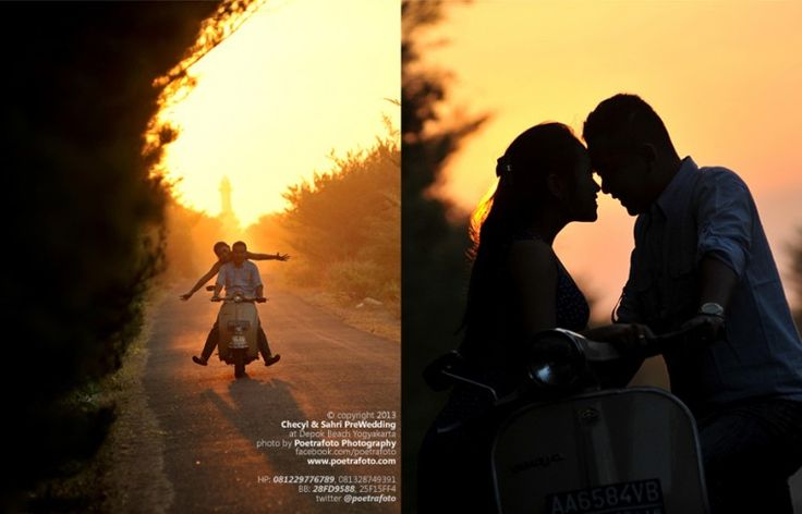 50 FOTO PREWEDDING ROMANTIS DENGAN VESPA