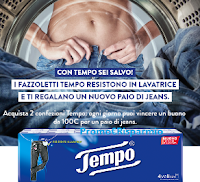 Logo Con Tempo sei salvo! vinci 329 buoni Zalando da 100€ per 1 paio di jeans