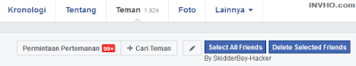 Cara Menghapus Teman Facebook Sekaligus