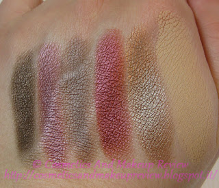 Nabla - Crème Shadow - swatches Caffeine, Pinkwood, Bakery, Supreme, Dandy, Underpainting