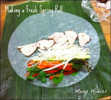 Many Waters Making a Fresh Spring Roll