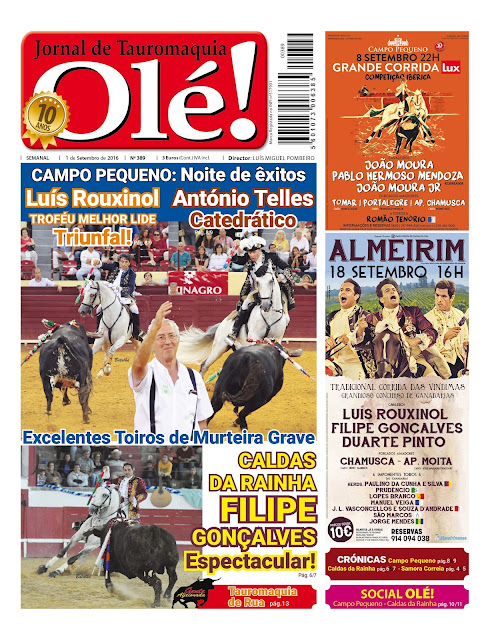 A Capa do 'Olé!' desta semana