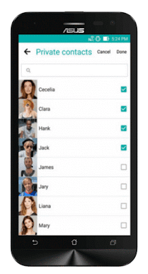 privasi kontak Zenfone 2 Zenfone Laser ZE500KL