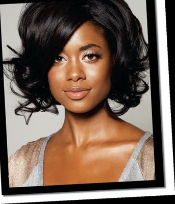 black hairstyles for medium hair. lack hairstyles medium length