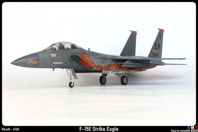 Maquette du F-15 E Stike Eagle de Revell au 1/48.