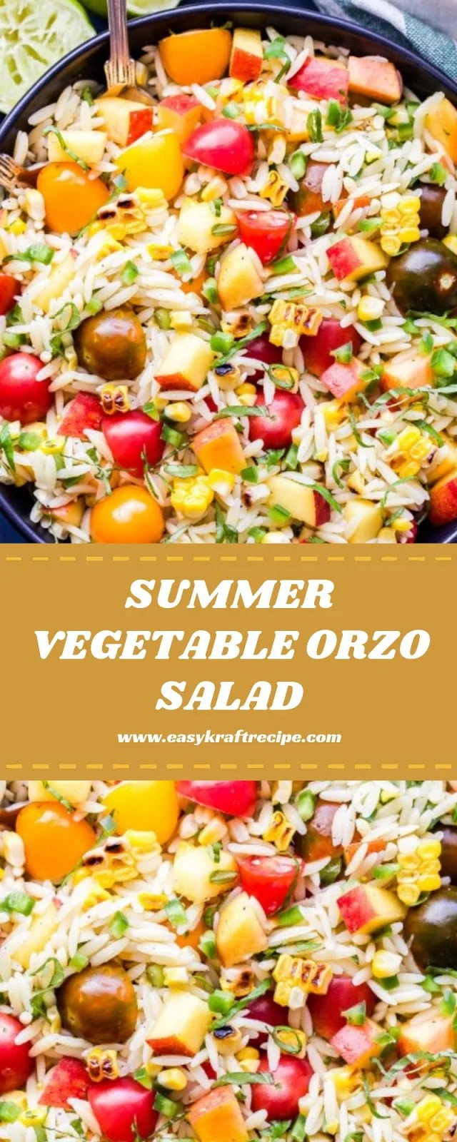 SUMMER VEGETABLE ORZO SALAD SUMMER VEGETABLE ORZO SALAD