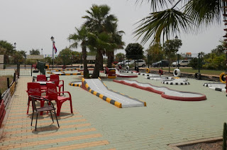 Crazy Golf course in Isla Canela in Huelva, Spain. Photo by Nigel & Ruth Lutt, 2017