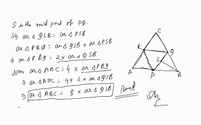 Class 9 ICSE SELINA Mathe ex 16B question 8