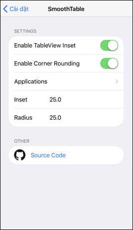 Edit list on SmoothTable