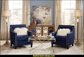 Hollywood glam living rooms - old Hollywood style decorating ideas -  Luxe living rooms furniture - old Hollywood glamor decorating ideas - Hollywood glam furniture - mirrored furniture