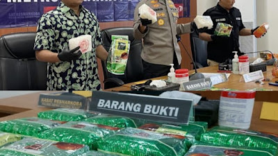 Polres Jakarta Pusat Ringkus Jaringan Sabu Internasional dan Amankan 20,63 Kg Sabu