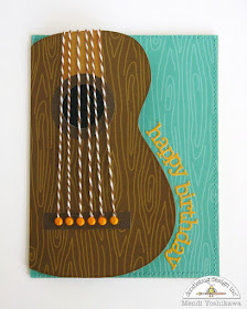 Doodlebug Design Inc. Guitar Masculine Birthday Card by Mendi Yoshikawa