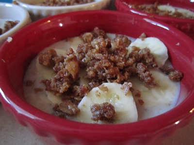 Banana crumble recipes