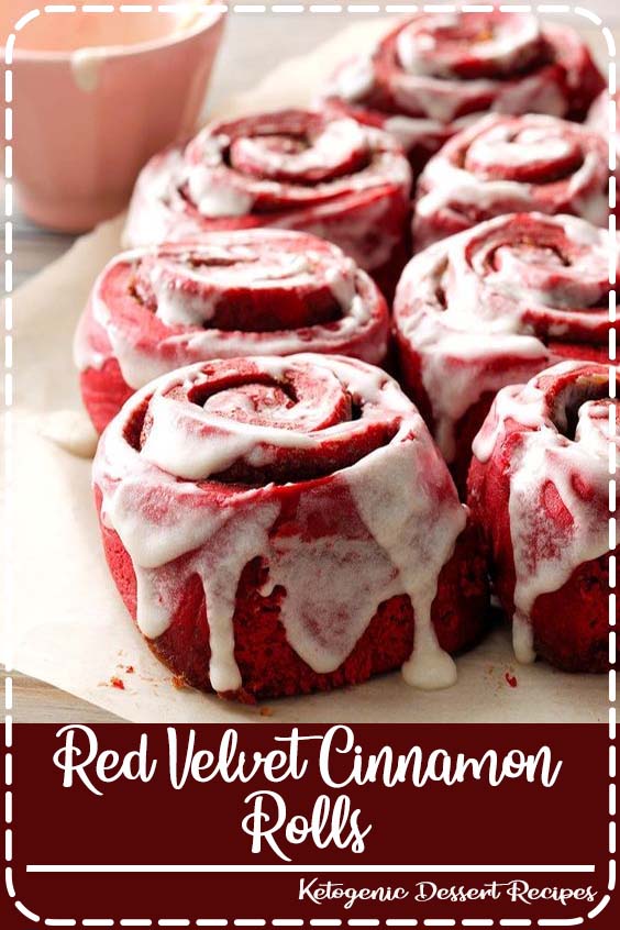 Turn a box of red velvet cake mix into this easy dessert—or breakfast! The icing tastes good and makes a pretty contrast with the rolls. —Erin Wright, Wallace, Kansas