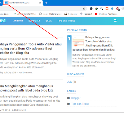 Cara Cepat dan Mudah Membuat Favicon Text Untuk Blogger Kita