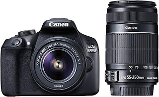 Canon EOS 1300D 18MP Digital SLR Camera (Black) with 18-55 and 55-250mm is II Lens, Best DSLR Camera online at best prices in India | Best DSLR Camera seller | my support
