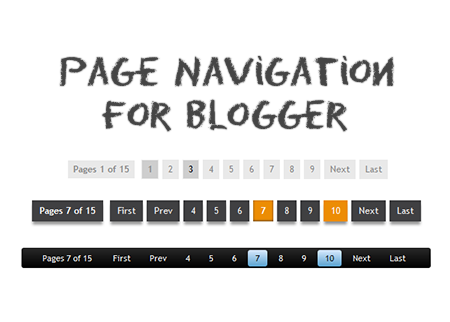 Hasil gambar untuk cara membuat page number blog