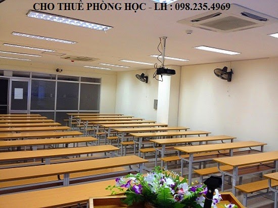 Cho thuê phòng học chất lượng cao