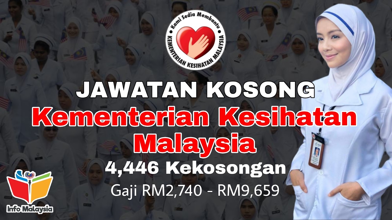 Jawatan Kosong Kementerian Kesihatan Malaysia Kkm 4 446 Kekosongan Gaji Rm2 740 Rm9 659 Infomalaysiakini